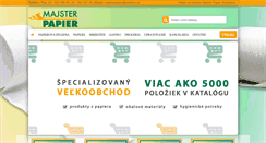Desktop Screenshot of majsterpapier.eu