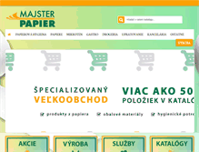 Tablet Screenshot of majsterpapier.eu
